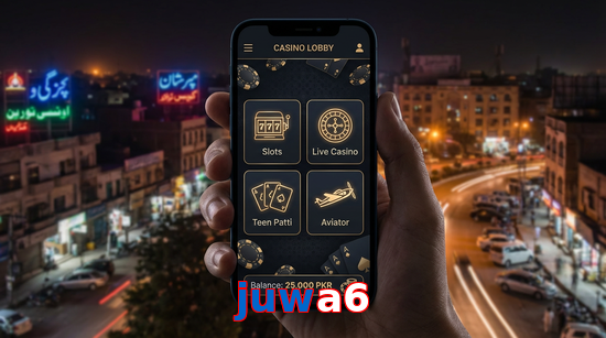 Main screen of Juwa6 app page for PK players